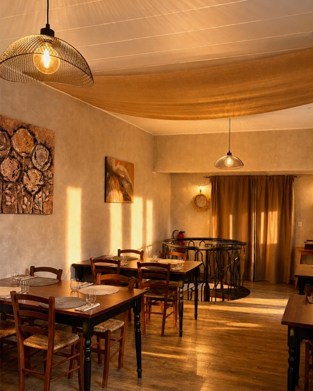 Sala interna del Ristorante La Corte a Mendrisio